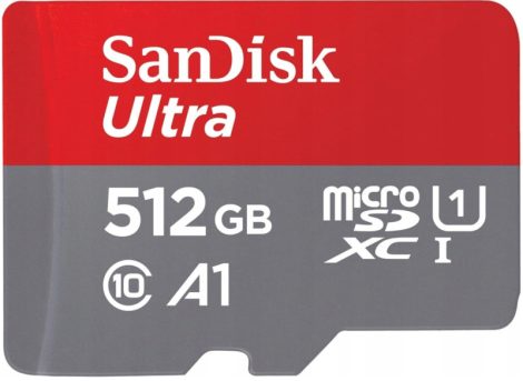 SanDisk SDSQUAC-512G-GN6MA SanDisk Ultra 512GB micro SD kártya, microSDXC, Class 10 UHS-I