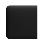  Ajax SIDEBUTTON-1GANG-2WAY-BLACK SideButton szélső kapcsoló sorolókeretbe, alternatív, 1 gomb, fekete színű