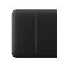 Ajax SIDEBUTTON-2GANG-BLACK SideButton szélső kapcsoló sorolókeretbe, 2 gomb, fekete színű Ajax SIDEBUTTON-2GANG-BLACK SideButton szélső kapcsoló sorolókeretbe, 2 gomb, fekete színű