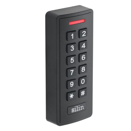 Silin SK2-EM/MF Kártyaolvasó és kódzár, 125 kHz és MIFARE, önálló működésű, kültéri, IP66