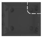 Ajax SMARTBRACKET-MOTIONCAM-BLACK MotionCam konzol, fekete