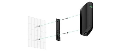 Ajax SMARTBRACKET-MPROTECT-CURT-BL MotionProtect Curtain konzol, fekete