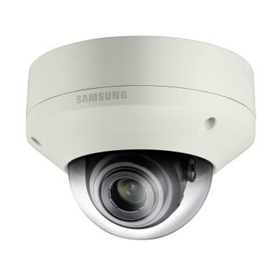 SAMSUNG SNV5084 IPOLIS kültéri vandálbiztos nagydinamikájú motoros zoom-os mechanikus Day&Night 1,3 megapixeles HD IP dome kamera, 1/3-os 1,3Megapixel Progressive Scan CMOS chip, WiseNet III DSP chip