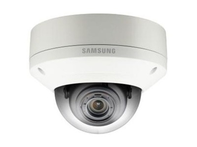  SAMSUNG SNV8080P motoros kültéri vandálbiztos nagydinamikájú mechanikus Day&Night 5 megapixeles varifokális IP Dome kamera, 1/1.8-os Progressive CMOS chip