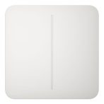   Ajax SOLOBUTTON-2GANG-WHITE SoloButton kapcsoló, 2 gomb, fehér színű