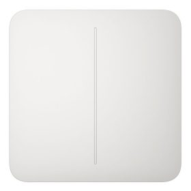   Ajax SOLOBUTTON-2GANG-WHITE SoloButton kapcsoló, 2 gomb, fehér színű