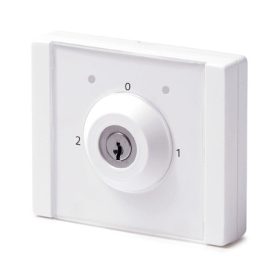   Acre-Vanderbilt SPCE110.100 X-busz kulcsos kapcsoló szabotázsvédett házban hátsó tamperkapcsolóval, 2 LED, 3 állású kapcsoló