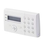   Acre-Vanderbilt SPCK420.100-N X-busz LCD kezelő, 2×16 karakteres kijelző, kék háttérfény, szabotázsvédett, 3 LED, felirat nélkül