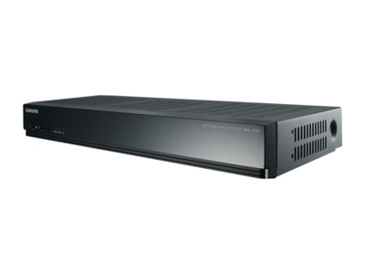  SAMSUNG SRN473SP1T 4 csatornás asztali 8MP NVR beépített 1TB HDD-vel, integrált LINUX operációs rendszer