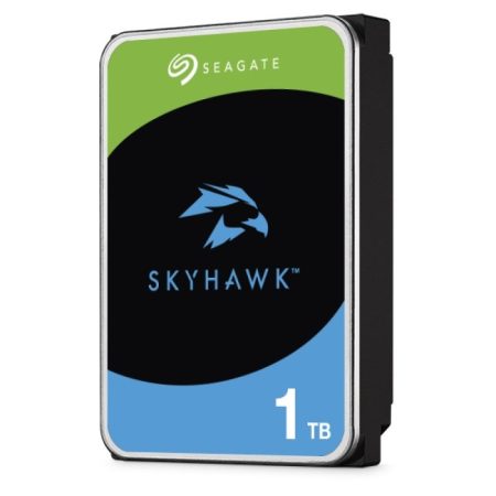 Seagate ST1000VX013 SkyHawk, 1 TB biztonságtechnikai merevlemez, 256 MB cache, 24/7 alkalmazásra