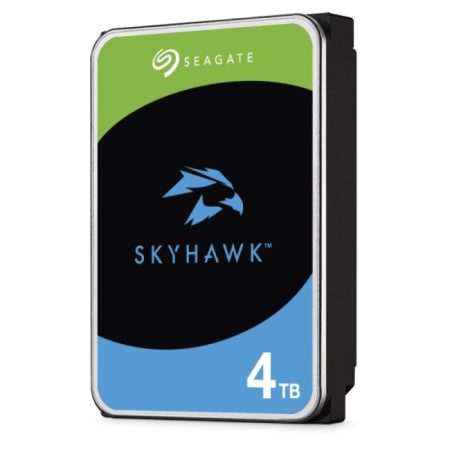 Seagate ST4000VX016 SkyHawk, 4 TB biztonságtechnikai merevlemez, 256 MB cache, 24/7 alkalmazásra