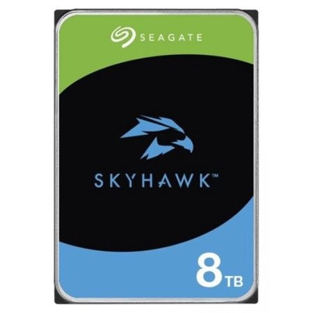 Seagate ST8000VX010 Seagate SkyHawk, 8 TB biztonságtechnikai merevlemez, 24/7 alkalmazásra