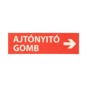   YLI TABLA-1E-UV-rd Kisméretű utánvilágítós vízszintes tábla