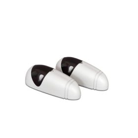   Tecno TCFET-G  infrasorompó, max. 40m, 915 nm infra LED, 900 Hz moduláció, tápfeszültség 12/24 Vac/dc, áramfelvétel 50 mA (Rx+Tx), relé max. 0,5 A / 24 V, szürke ház, méret 110x41x40 mm