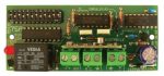   Tecno TCRX24RMB1  TECNO 1 csatornás vevő, 433MHz, AM, 24Vac-dc. - Impulzusos és bistabil, relés kimenet, max 5A terhelhetőség, kontrol LED, szűrő az antennabemeneten, 10+2 bit kódolás.