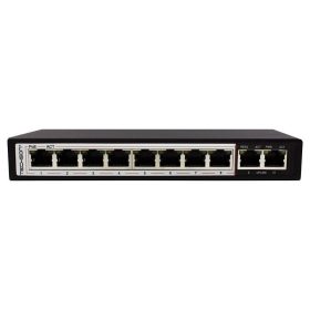 Techson TCS-AMHP8-2MU Hi 8 portos PoE switch