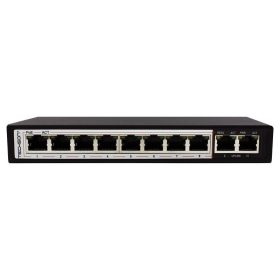 Techson TCS-AMP08-2MU 8 portos PoE switch