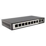 Techson TCS AMP08 2MU 10 portos PoE switch