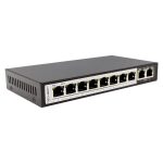Techson TCS AMP08 2MU 10 portos PoE switch