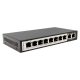 Techson TCS AMP08 2MU 10 portos PoE switch