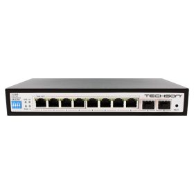 Techson TCS-LGP08-2GS 8 portos PoE switch