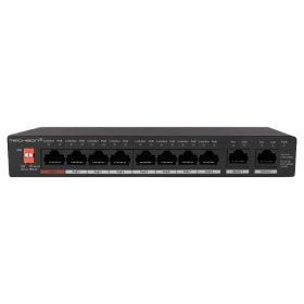 Techson TCSL-AMP-08-2GU 8 portos PoE switch