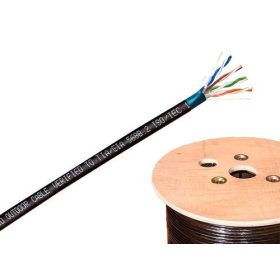   Bitner TI0091-500 F/UTP kültéri kábel, cat5e, 200 MHz, PE köpeny, 500 m/dob