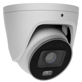  Ajax TURRETCAM-HLVF-8MP-WHITE TurretCam 8 MP dómkamera, hibrid világítás, varifokális, fehér