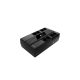 NJOY Szünetmentes 600VA - Token 600 (8 Schuko, line-interaktív, HID USB, túlfeszültség védett, fekete)