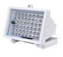   Infavörös reflektor UV-IR30, kültéri LED lámpa, 12VDC, alkonykapcsolóval, kb. 30m