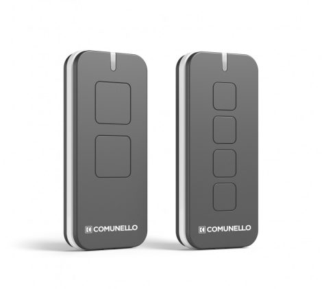 Comunello VICTOR-2RC-SZURKE Victor ugrókódos távirányító, 2 csatorna, 433.92 MHz, szürke
