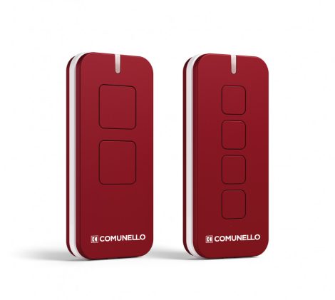 Comunello VICTOR-4RC-PIROS Victor ugrókódos távirányító, 4 csatorna, 433.92 MHz, piros