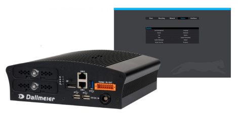 Dallmeier VNB-3 VideoNetBox kompakt NVR, 2 csatorna aktiválva