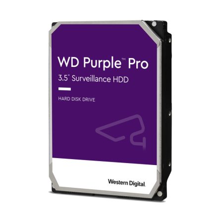 Western Digital WD101PURP WD Purple Pro, 10 TB biztonságtechnikai merevlemez, 7200 rpm,24/7 alkalmazásra,nem RAID kompatibilis