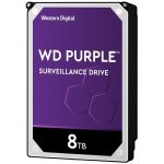   Western Digital WD85PURZ WD Purple, 8 TB biztonságtechnikai merevlemez, 24/7 alkalmazásra, 256MB cache, nem RAID kompatibilis