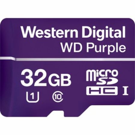 Western Digital WDD032G1P0C WD Purple 32GB micro SD kártya, microSDHC, Class 10 UHS-I, 24/7, 100MB/s-60MB/s