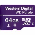   Western Digital WDD064G1P0C WD Purple 64GB micro SD kártya, microSDXC, Class 10 UHS-I, 24/7, 100MB/s-60MB/s