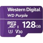   Western Digital WDD128G1P0C WD Purple 128GB micro SD kártya, microSDXC, Class 10 UHS-III, 24/7, 100MB/s-60MB/s