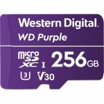   Western Digital WDD256G1P0C WD Purple 256GB micro SD kártya, microSDXC, Class 10 UHS-III, 24/7, 100MB/s-60MB/s