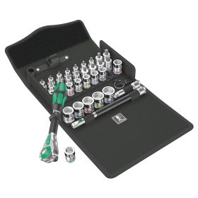   WERA 8100 SB All-In Zyklop Speed Racsnis hajtókar 3/8"x199mm + dugókulcs készlet 35 részes (05003536001)