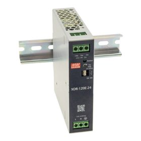   Mean Well XDR-120E-48 Ipari tápegység, 48V, 2.5A, 120W, DIN sínre szerelhető