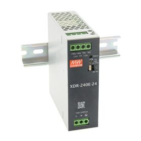   Mean Well XDR-240E-48 Ipari tápegység, 48V, 2.5A, 240W, DIN sínre szerelhető