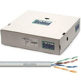   Belden XLAN200U/UTP100-G UTP fali kábel, cat5e, 100 fm, dobozos kiszerelés, 0,51 mm rézmag, szürke