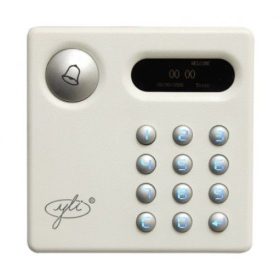   YLI-YA82DK-T/W, kültéri olvasó, kódzár, standalone és online vezérlővel 