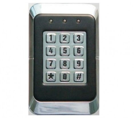 YLI-YK502, kültéri, vandálbiztos kódzár, standalone vezérlővel