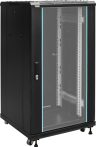   Pulsar ZRS2266 19" 22U 600x600 álló rack szekrény, készre szerelt, fekete