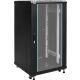 Pulsar ZRS2266 19" 22U 600x600 álló rack szekrény, készre szerelt, fekete