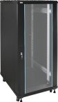   Pulsar ZRS2768 19" 27U 600x800 álló rack szekrény, készre szerelt, fekete