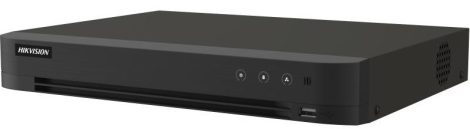 Hikvision iDS-7204HTHI-M1/XT/4A+4/1ALM 4 csatornás AcuSense THD DVR, 8MP@12fps, 5MP@20fps, 4MP@25fps, +4x8 MP IP, koax audio, riasztás I/O