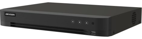 Hikvision iDS-7204HUHI-M1/PXT/4A+4/1ALM 4 csatornás AcuSense THD DVR, 8MP@12fps, 5MP@20fps, 4MP@25fps, 2MP@25fps,+4x8 MP IP, koax audio, PoC